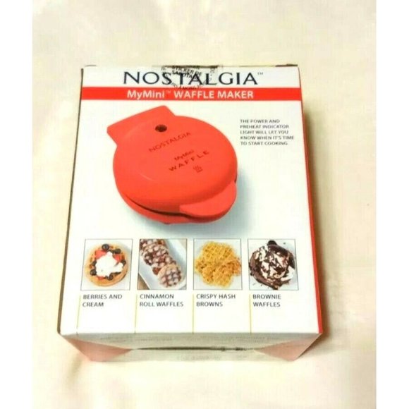 Nostalgia My Mini Waffle Maker New Factory Sealed - Picture 2 of 2
